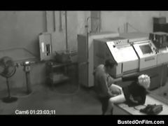 NymphoClips presents: In basement he goes down on hot voyeur blonde