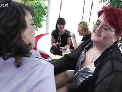 NymphoClips presents: Lesbian party bad mothers fuck good mothers