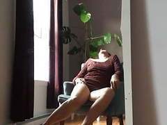 NymphoClips presents: Horny milf is home alone.