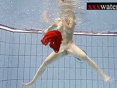 NymphoClips presents: Sexy hot girl swimming in the pool
