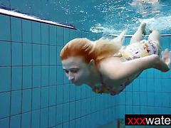 NymphoClips presents: Amateur blonde mermaid