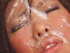 NymphoClips presents: Rio hamasaki bes of bukkake