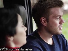 NymphoClips presents: Teen spinner cadey mercury picked up by older guy