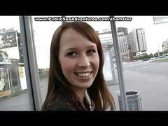 NymphoClips presents: Real public fuck movie with sexy coed babe