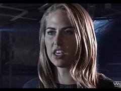 NymphoClips presents: Super girl gets her ass drilled super hard