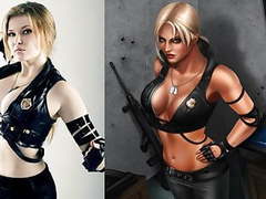 NymphoClips presents: Sexy mortal kombat cosplayer slideshow