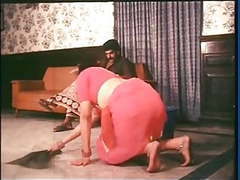 NymphoClips presents: Mallu maid cleavage show