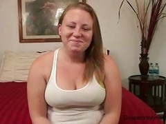 NymphoClips presents: Real amateurs first time film money trouble full figure hot