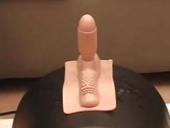 NymphoClips presents: Extremely strong orgasm on sybian