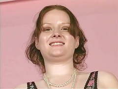 NymphoClips presents: Brunette with huge tits rides an electric sybian