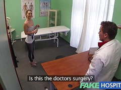 NymphoClips presents: Fakehospital sexy british patient swallows doctors advice