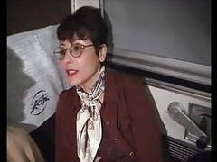 NymphoClips presents: Sophia mature poilu sodomise dans le train