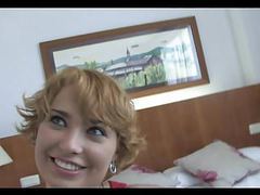 NymphoClips presents: Curvy short hair babe