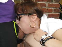 NymphoClips presents: Chelsy sun is the naughty secretary (french amateur glasses)
