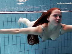 NymphoClips presents: Salaka ribkina underwater swimming teen