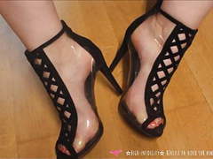 NymphoClips presents: Foot fetish - french woman shoes on vends-ta-culotte