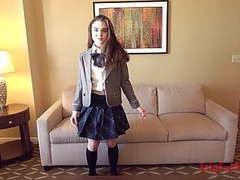 NymphoClips presents: I put a school uniform on a girl who just turned 18 yo, Nipples, Teen, Interracial, Softcore, HD Videos, Cosplay, 18 Year Old, School Uniform, Nude Teens, Porn for Women, Uniforms, American, Asian Guy White Girl, Interacial, 18 Yo Girl, 60 FPS, TripForFuc