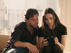 NymphoClips presents: Cute brunette liv wild enjoys getting fucked good in prone-bone, Couple, Hardcore, High Heels, Long Hair, Lingerie, Stockings, Natural Tits, Blowjob, Ball Licking, Hot Ass, Pussy, Shaved Pussy, Cowgirl, Miniskirt, Babes