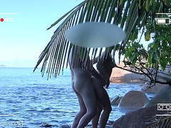 NymphoClips presents: Voyeur spy, nude couple having sex on public beach - projects, Porn for Women, Honeymoon, Beach Sex, Nude Sex, European, Spy, Public Beach, Risky Public Sex, Homemade, Paradise, Spy Voyeur