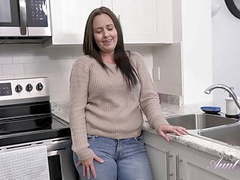 NymphoClips presents: Auntjudys - 43yo big ass milf brandi banks sucks your cock in the kitchen, Brunette, Hairy, Big Boobs, MILF, POV, HD Videos, PAWG, Big Tits, Big Ass, Big Booty, Porn for Women, Girl Masturbating, Big Tit MILF, Big Ass MILF, Hot MILF, Hairy MILF, Busty Mom