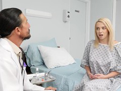 NymphoClips presents: Incredible anal exam for gorgeous blonde patient madison summers