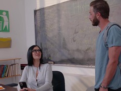 NymphoClips presents: Kinky math tutor jasmine jae loves giving head and having sex