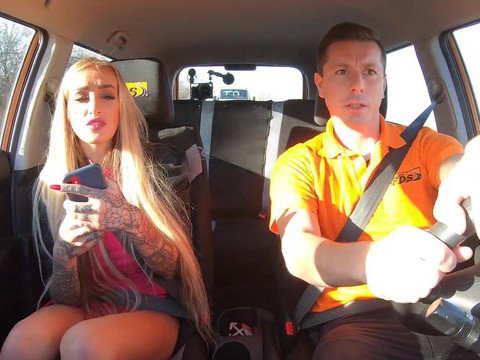 NymphoClips presents: Video of fit daisy lee giving head and getting fucked in the car