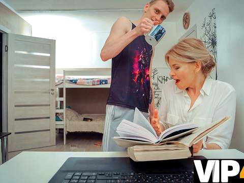 NymphoClips presents: Tutor4k. dude uses dirty ideas and finally fucks sexy literature teacher