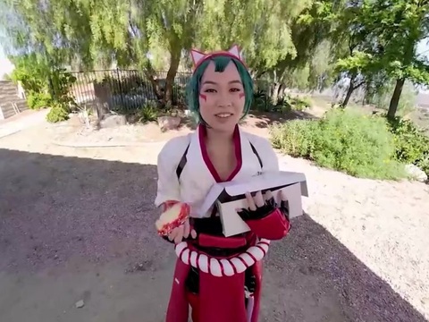 NymphoClips presents: Kiriko offers her  pussy as compensation for a mistake