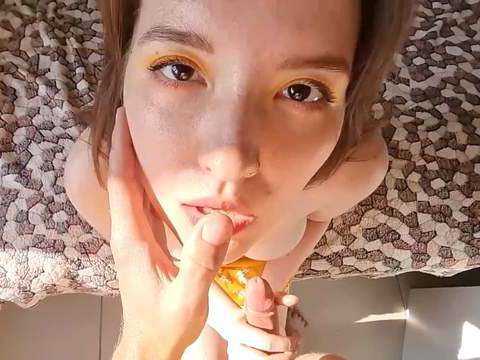 NymphoClips presents: A sultry juicy bitch in a clearing picked up a stupid fucker and fucked him