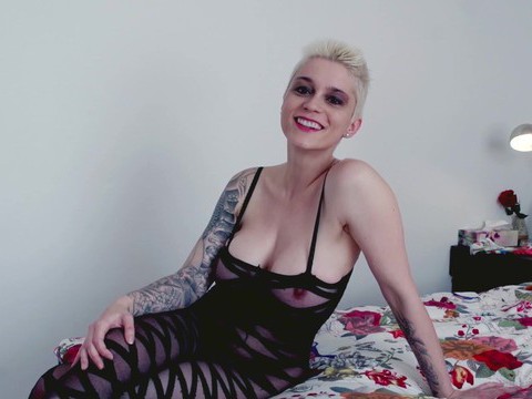 NymphoClips presents: Homemade video of horny blonde mila milan giving a sloppy bj
