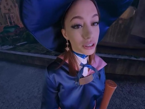 NymphoClips presents: Laya rae as akko knows some naughty spells