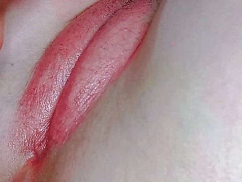 NymphoClips presents: I paint my stepdaughter's pussy with lipstick to massage and use her painted pussy with my cock