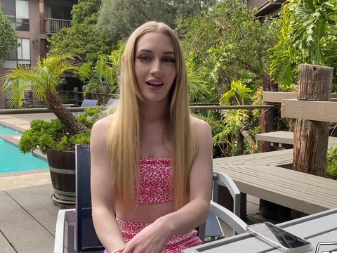 NymphoClips presents: I gave this hot blonde slut emma an overflowing creampie