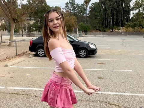 NymphoClips presents: Hd pov video of skinny della cate with shaved cunt being fucked