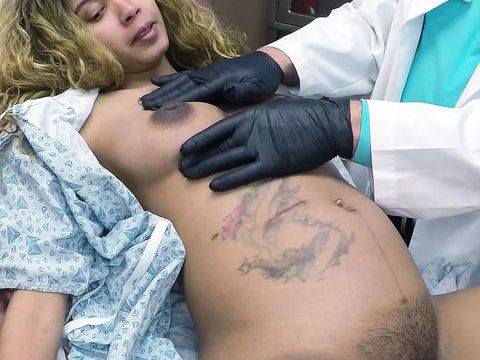 NymphoClips presents: Dayanara's pregnant exam with a naughty doctor