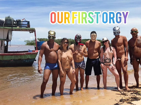 NymphoClips presents: I took my wives to a gangbang with my friends on an old boat in salvador