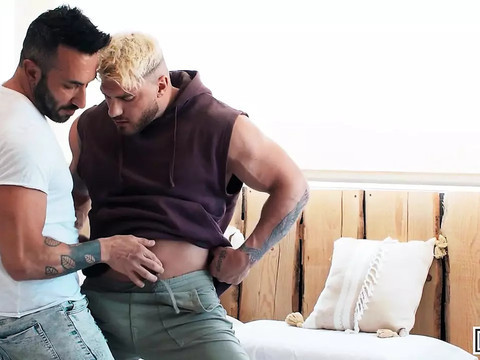 NymphoClips presents: Men - eager johnny viper gets a mouthful of cum after william seed fucks his ass in doggystyle