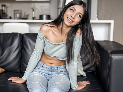 NymphoClips presents: Cute tiny teen latina tight pussy banged hard at amateur casting