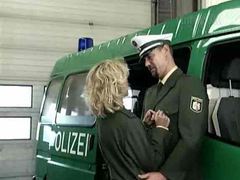 NymphoClips presents: Military man gets some hot blonde pussy