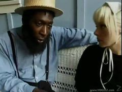 NymphoClips presents: Sweet amish girl pleasures cock very well