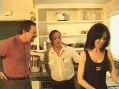 NymphoClips presents: Horny housewife banged by a big cock