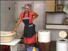 NymphoClips presents: Laundry girl hammered in her hot ass